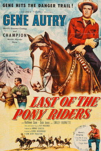 Last of the Pony Riders 1953